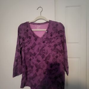 Chico's cute 3/4 length sleeve t